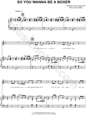 So You Wanna Be a Boxer