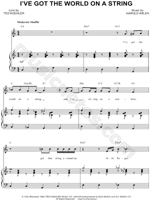 I've Got the World on a String