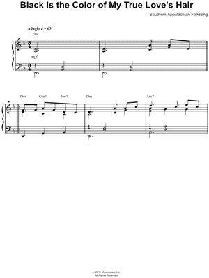 Black Is the Color of My True Love's Hair