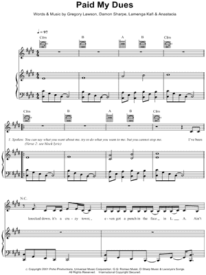 Paid My Dues