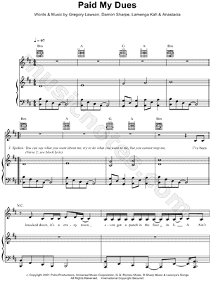 Paid My Dues