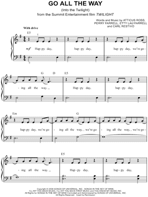 Go All the Way (Into the Twilight)