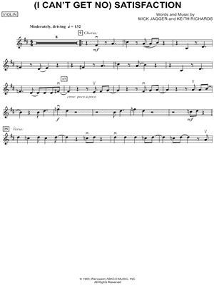 (I Can't Get No) Satisfaction - Violin
