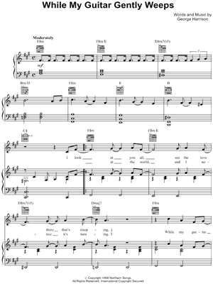 While My Guitar Gently Weeps