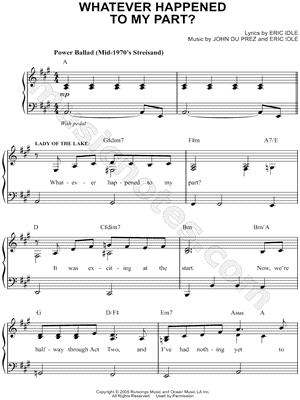 Whatever Happened To My Part?