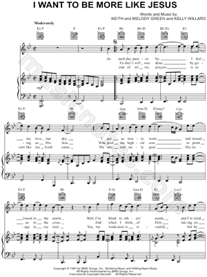 I Want To Be More Like Jesus