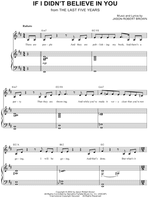 If I Didn't Believe in You