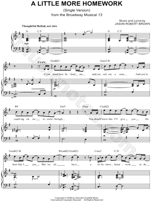 A Little More Homework