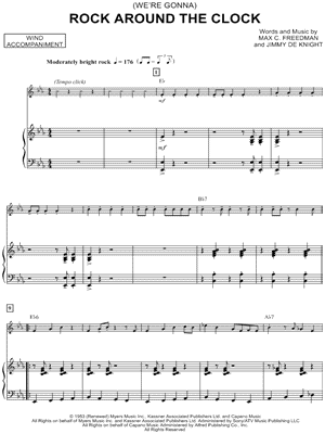 Rock Around the Clock - Piano Accompaniment (Winds)
