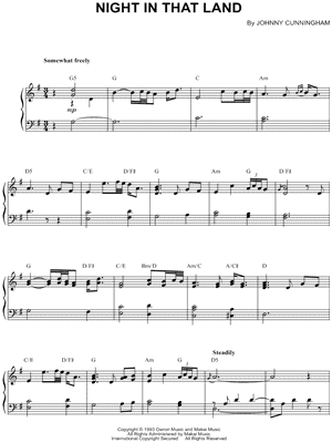 Night In That Land by Nightnoise - Sheet Music