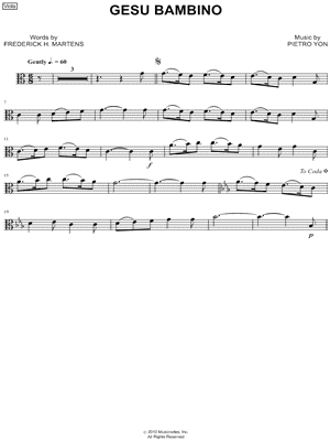 Gesu Bambino - Viola