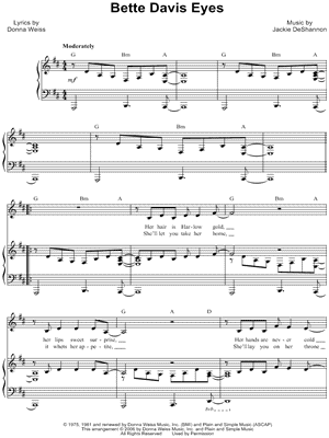 Bette Davis Eyes