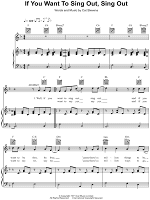 If You Want To Sing Out, Sing Out