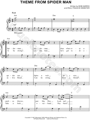 Theme from Spider Man