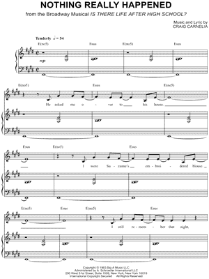 Nothing Really Happened