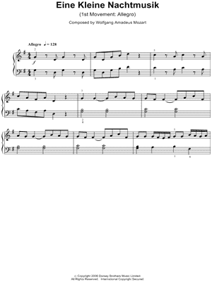Eine Kleine Nachtmusik (1st Movement Excerpt)