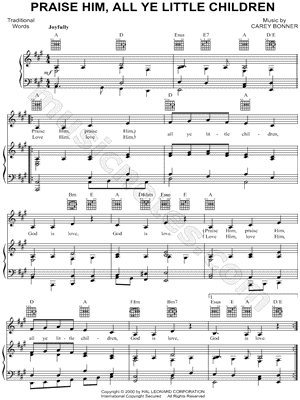 Praise Him, All Ye Little Children