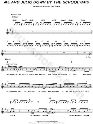 Me and Julio Down By the Schoolyard