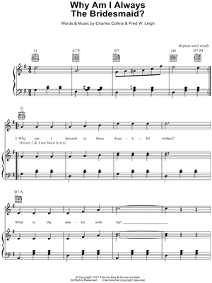 Why Am I Always the Bridesmaid?