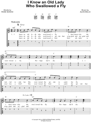 I Know An Old Lady Who Swallowed a Fly