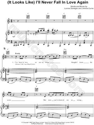 (It Looks Like) I'll Never Fall In Love Again