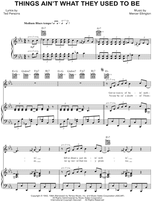 Things Ain't What They Used To Be