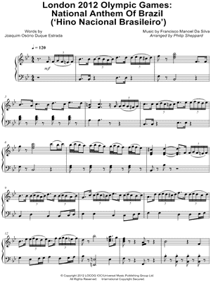 London 2012 Olympic Games: National Anthem of Brazil