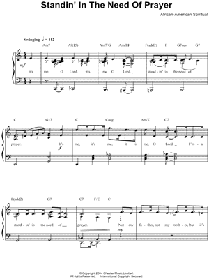 Standin' in the Need of Prayer