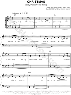 Christmas (Baby Please Come Home)