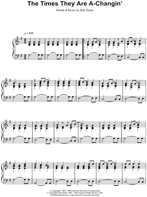 The Times They Are a-Changin'