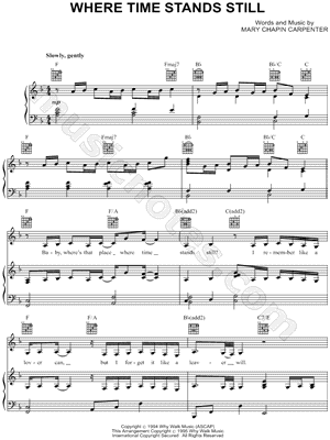 Where Time Stands Still