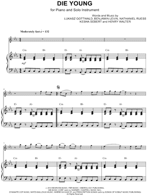 Die Young - Piano Accompaniment