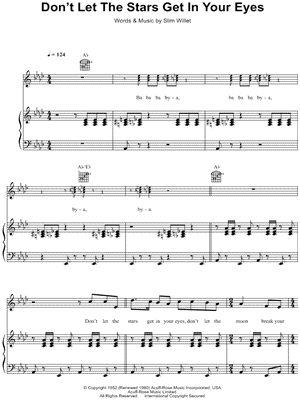 Don't Let the Stars Get In Your Eyes