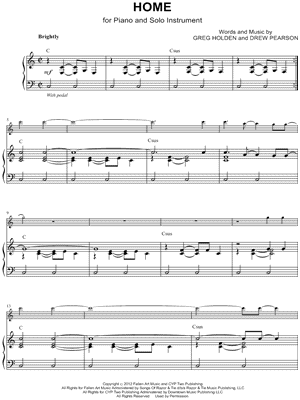 Home - Piano Accompaniment