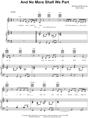 And No More Shall We Part