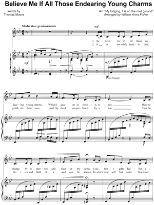 Believe Me If All Those Endearing Young Charms