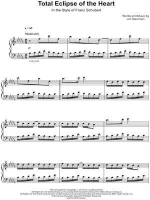 Total Eclipse of the Heart - In the Style of Franz Schubert