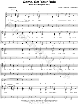 Come, Set Your Rule (Build Your Kingdom Here)