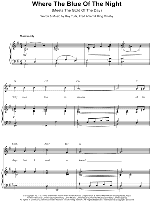 Where the Blue of the Night