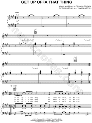 Get Up Offa That Thing