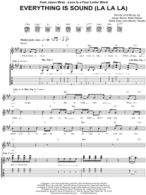 Everything Is Sound (La La La)