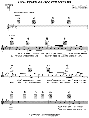 Boulevard of Broken Dreams