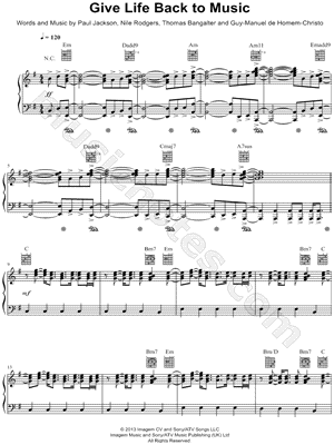 Give Life Back To Music