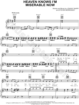 Heaven Knows I'm Miserable Now