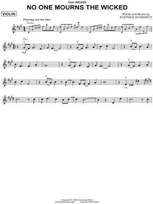 No One Mourns the Wicked