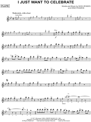 I Just Want To Celebrate