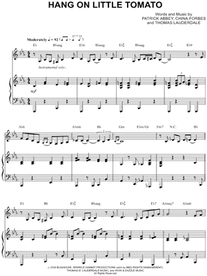 Hang On Little Tomato