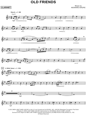 Old Friends - Clarinet