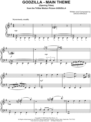 Godzilla - Main Theme