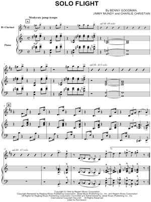 Solo Flight - Piano Accompaniment